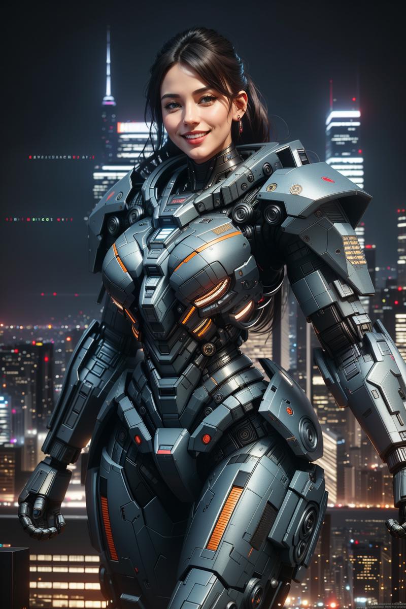 05740-2288129576-((Masterpiece, best quality,edgQuality)),smiling,excited,_edgMecha, a ((giant woman)) in robot suit standing in front of a city.png